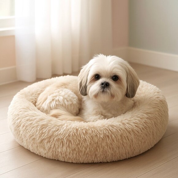 Active Pets Donut Dog Bed – Small (23") – Beige – Brand New in Box - Sealed - Picture 1 of 6